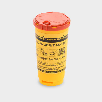 melijekt Box Plus 0.5 ERS Kanülenentsorgungsbox - 126 Stück – Bild 3