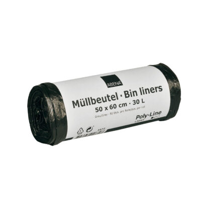 Poly-Line Müllbeutel HDPE - grau
