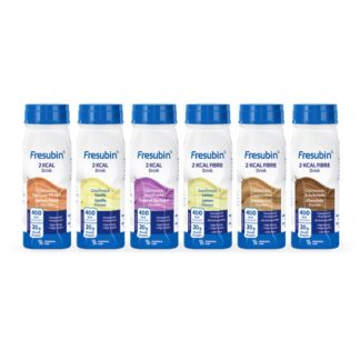 Fresubin 2 kcal fibre DRINK, z.T.mit Ballaststoffen, Hochkalorisch, Mischkarton, EasyDrink, 24 x 200 ml