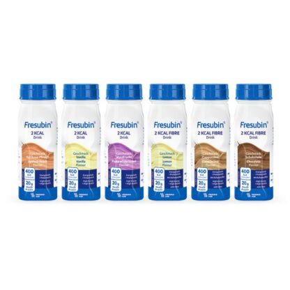 Fresubin 2 kcal fibre DRINK, z.T.mit Ballaststoffen, Hochkalorisch, Mischkarton, EasyDrink, 24 x 200 ml