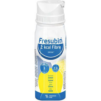 Fresubin 2 kcal fibre DRINK, mit Ballaststoffen, Hochkalorisch, Lemon, EasyDrink, 24 x 200 ml