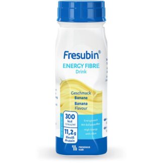 Fresubin energy fibre DRINK, mit Ballaststoffen, Hochkalorisch, Banane, EasyBottle, 24 x 200 ml