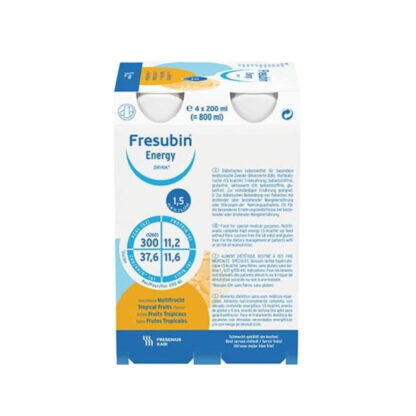 Fresubin energy DRINK, ohne Ballaststoffe, Hochkalorisch, Multifrucht, EasyBottle, 24 x 200 ml – Bild 2
