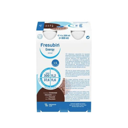 Fresubin energy DRINK, ohne Ballaststoffe, Hochkalorisch, Schokolade, EasyBottle, 24 x 200 ml – Bild 2