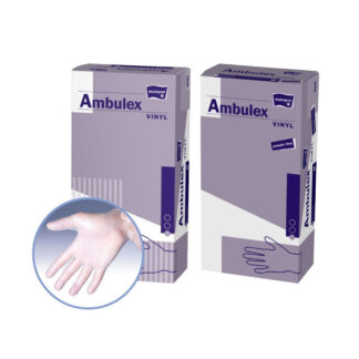 Ambulex Vinyl umgepuderte Handschuhe
