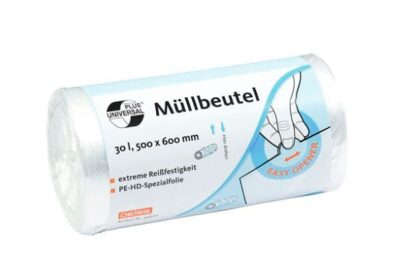 Deiss Universal Plus Müllbeutel, 5 my, HDPE, 40 x 50 Stück
