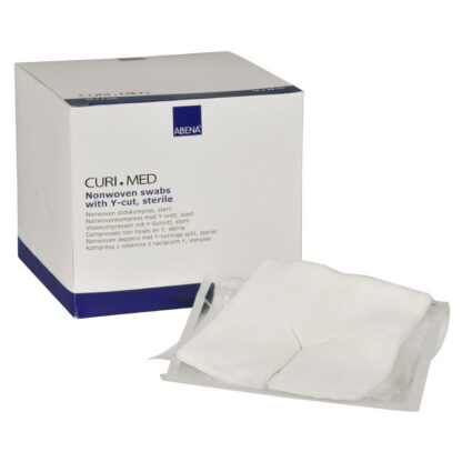 Curi-Med Schlitz-Vlieskompresse,  4-fach, steril