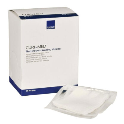 Curi-Med - Vlieskompresse, 4-fach, steril