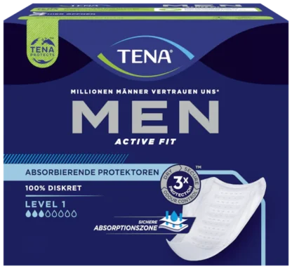 TENA Men Active Fit Absorbierende Protektoren Level 1, 144 Stk.