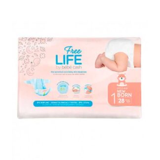 BBcash Freelife Newborn 2-5 kg /Gr. 1, (6x28 Stk.)