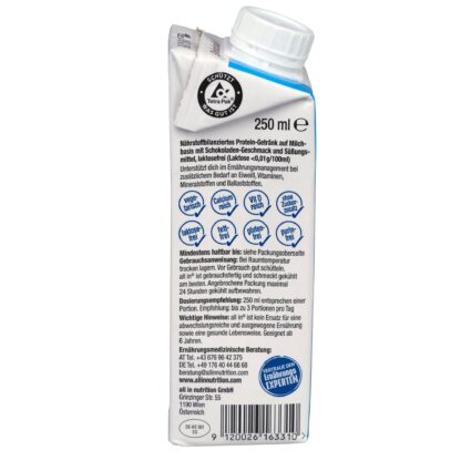 all in® LIGHT Schokolade