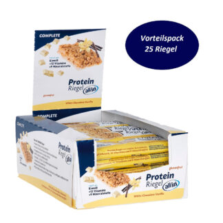 all in® COMPLETE Protein Riegel White Chocolate Vanilla