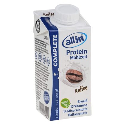 all in® COMPLETE Protein Mahlzeit Kaffee – Bild 2