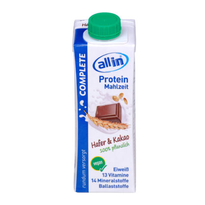 all in® COMPLETE VEGAN Protein Mahlzeit Hafer & Kakao