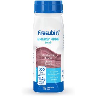 Fresubin energy fibre DRINK, mit Ballaststoffen, Hochkalorisch, Kirsche, EasyBottle, 24x200ml